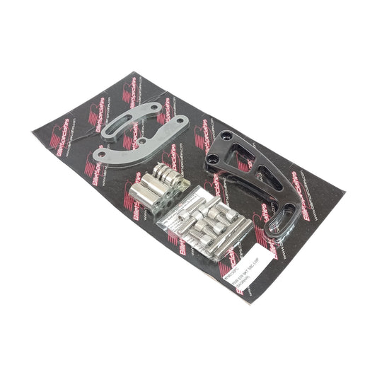 Billet Specialties FM0130PC – Saginaw Power Steering Pump Bracket Kit (1966–1976), Polished Billet Aluminum